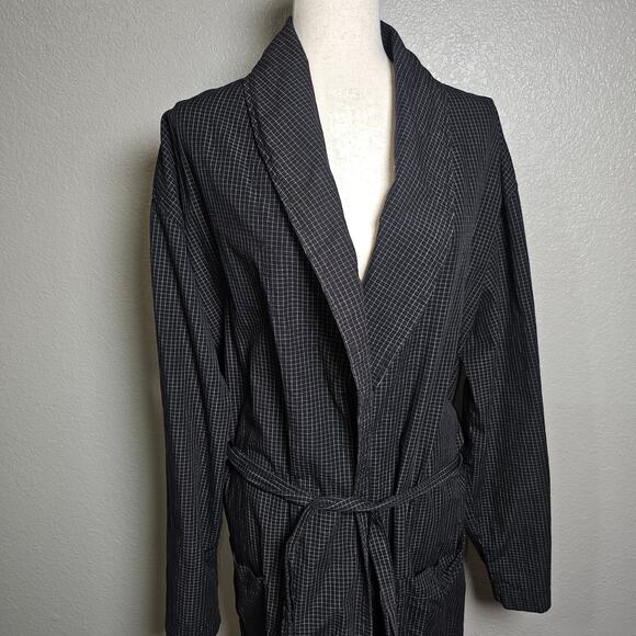 Mens Polo Ralph Lauren Black Check w/ Polo Horse Logo S/M 100% Cotton - Picture 4 of 9